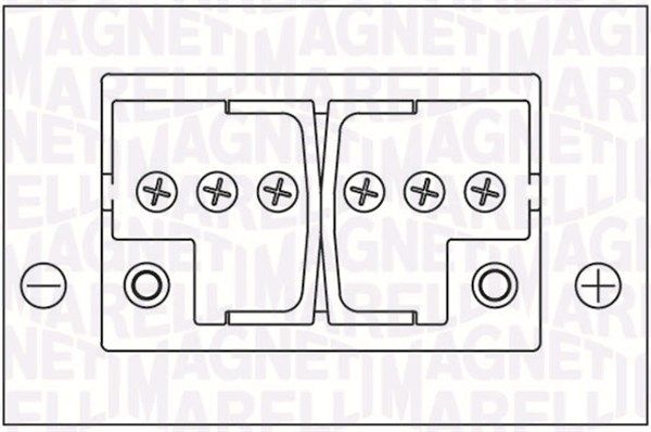 MAGNETI MARELLI Startera akumulatoru baterija 067300280005